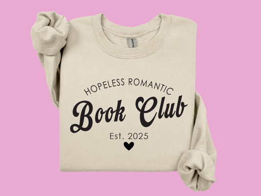 Hopeless Romantic Book Club Crewneck