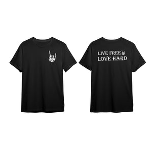 Live Free. Love Hard. TEE [Wes's Collection]